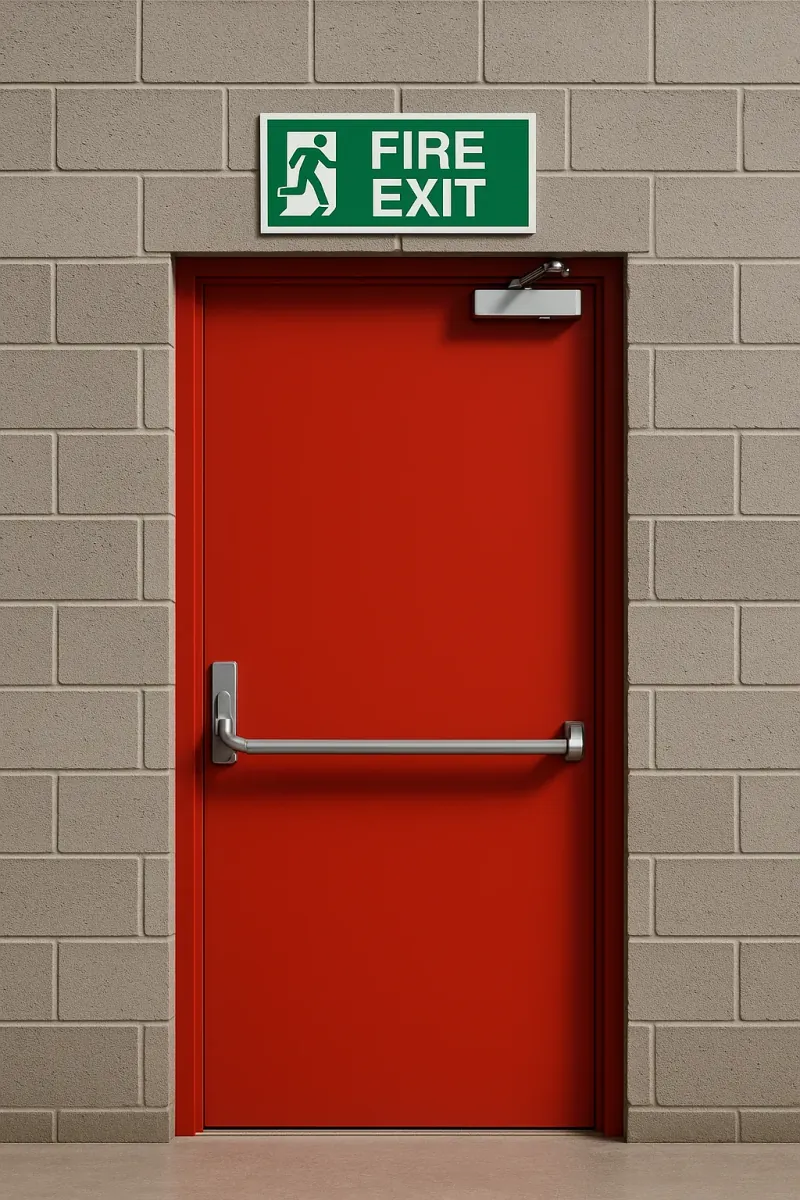 fire exits - professional steel doors available in bournemouth from UK manufacturers